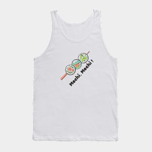 Mochi Tea Kawaii Vintage Japan Katakana Tank Top